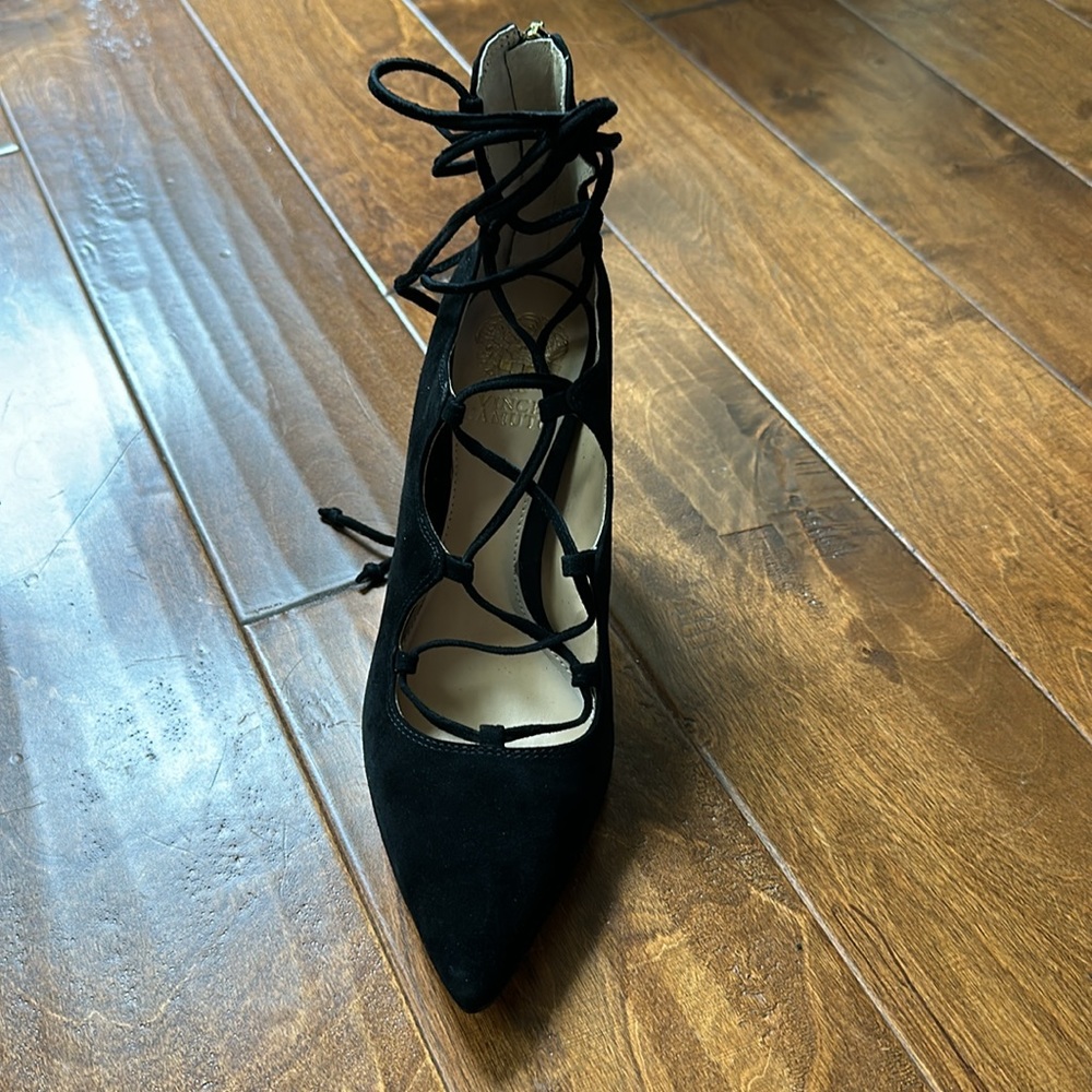 Vince Camuto, VC-BARSHA 9M, black suede - Picture 5 of 6